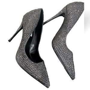 🆕 Jessica Simpson DAISIE size 7 sparkle gray silver